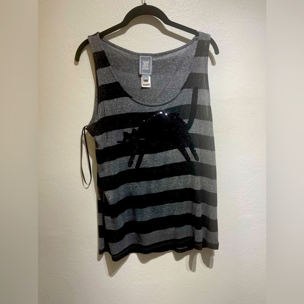 NWOT: Mango Black Cat Metallic